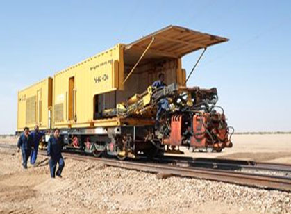 Railway Construction Equipments and bulk material